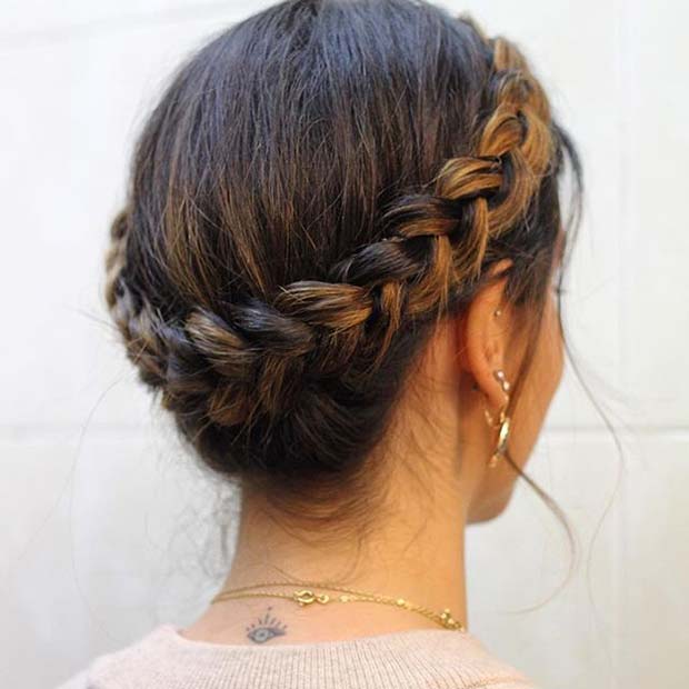 קָלוּעַ Crown for Prom Updo Idea